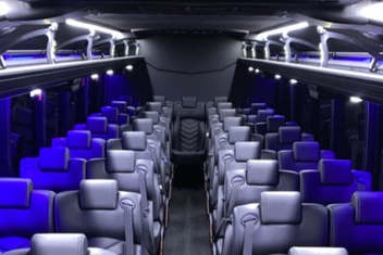 Greenwood Charter Bus Interior